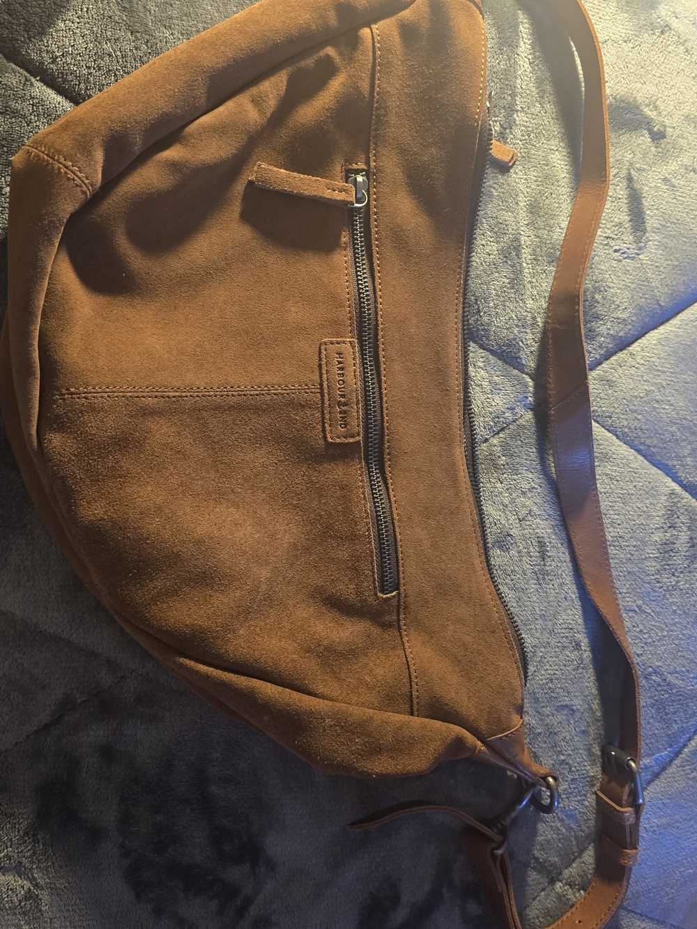 Harbour 2nd Cognac Suede Bag
